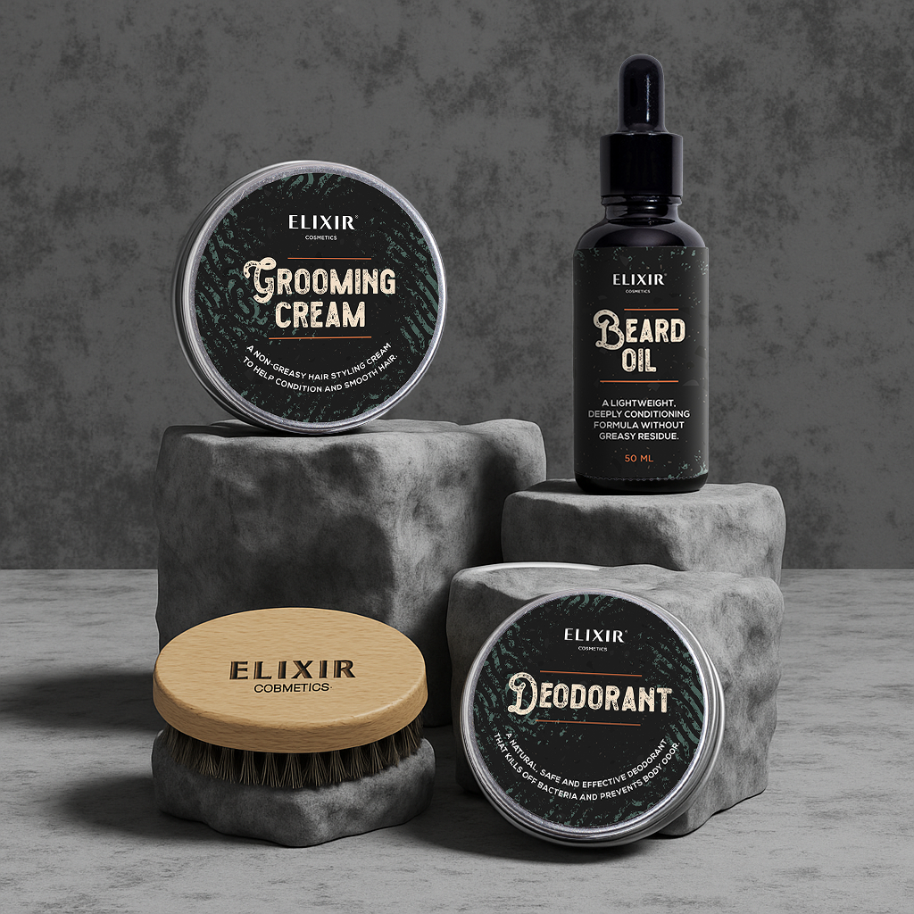 Grooming Essential Gift Box | Elixir Remedies Men’s Grooming Set